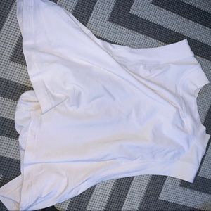 Lulu mock neck crop tank